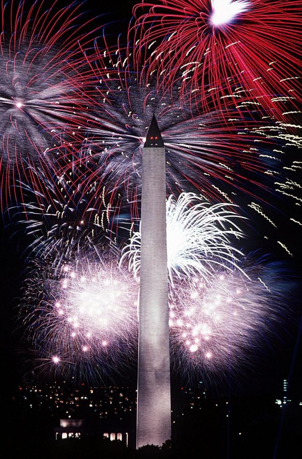 The Washington Monument on The Fourth of July 