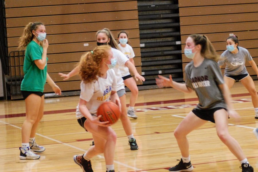 Radnor Girls Basketball Tryouts - Photo by Sammy Rosin 