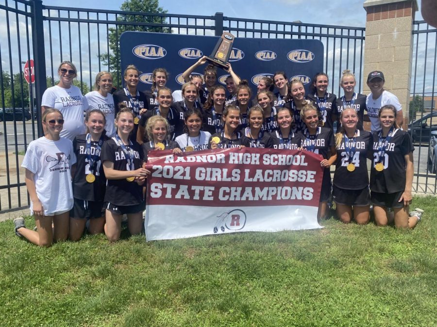 “The Radnor Sweep” 2021 State Lacrosse Champions Radnorite