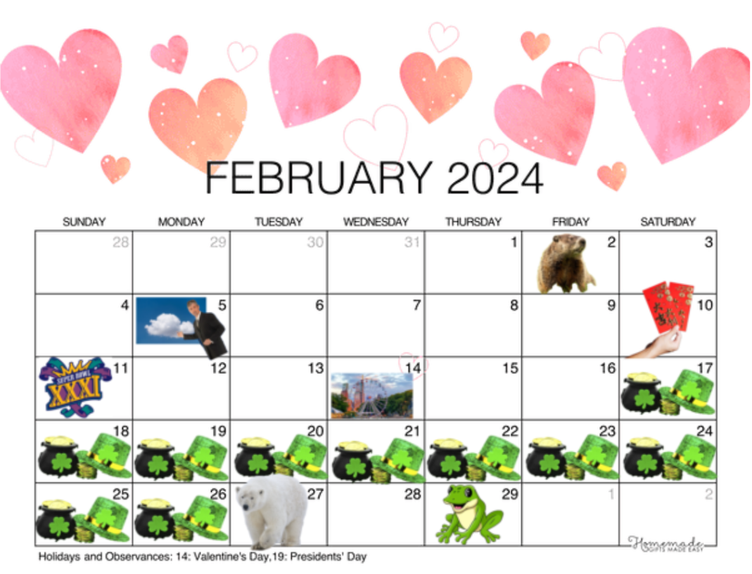 A (Belated) Guide to Celebrating February Holidays