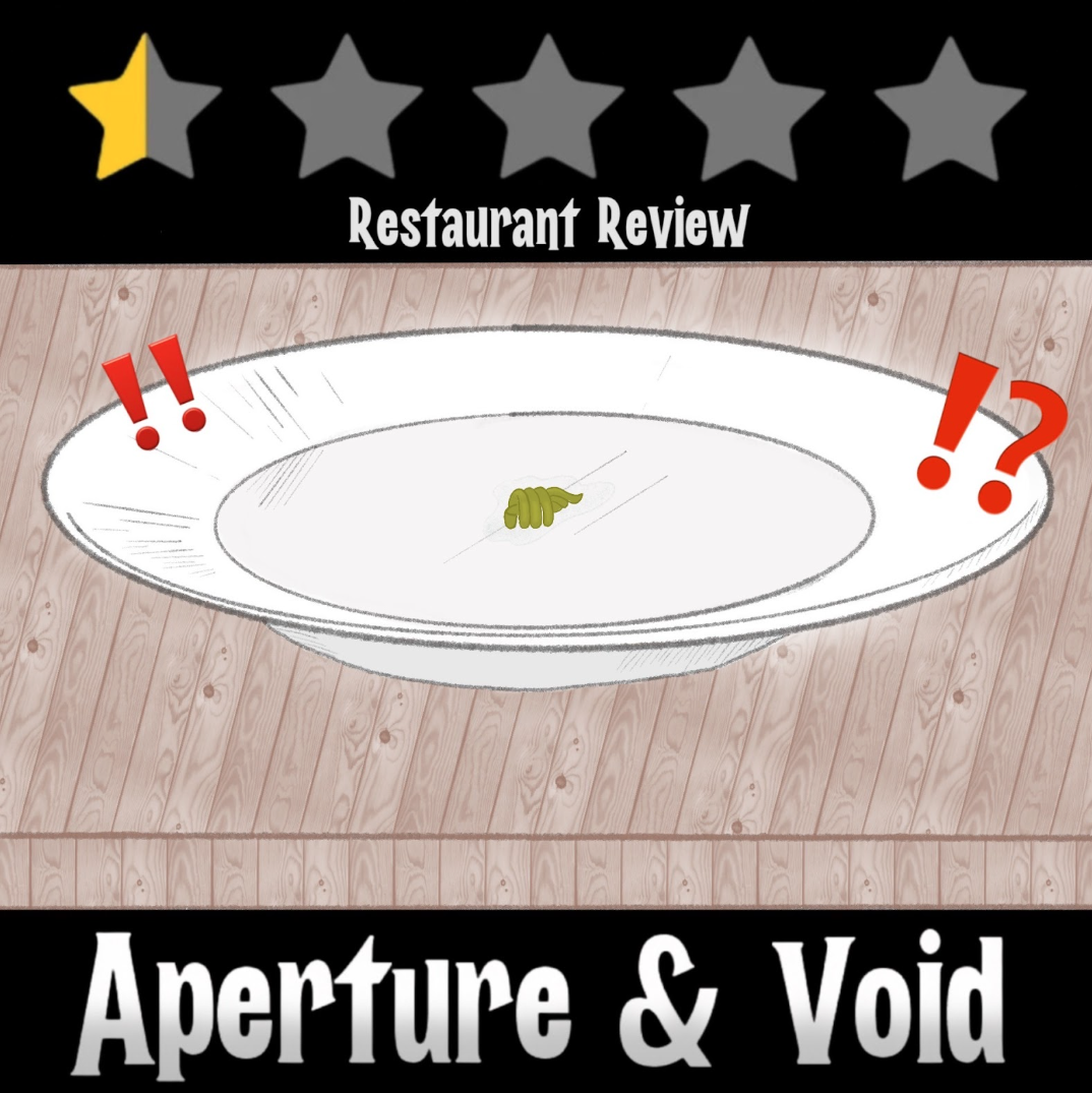 Aperture & Void: A Restaurant Review